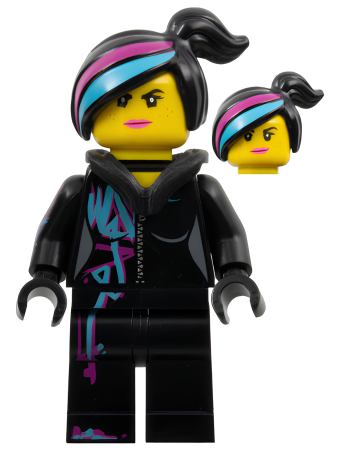 Минифигурка Lego Lucy Wyldstyle - Closed Mouth, Hood Down tlm027 U